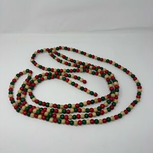 Wood Bead Garland 144” 12’